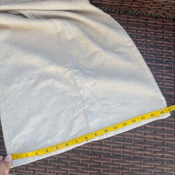 Linen Simply Vera Vera Wang Women's Cream Extra Wide Leg Pants - Picture 11 of 11